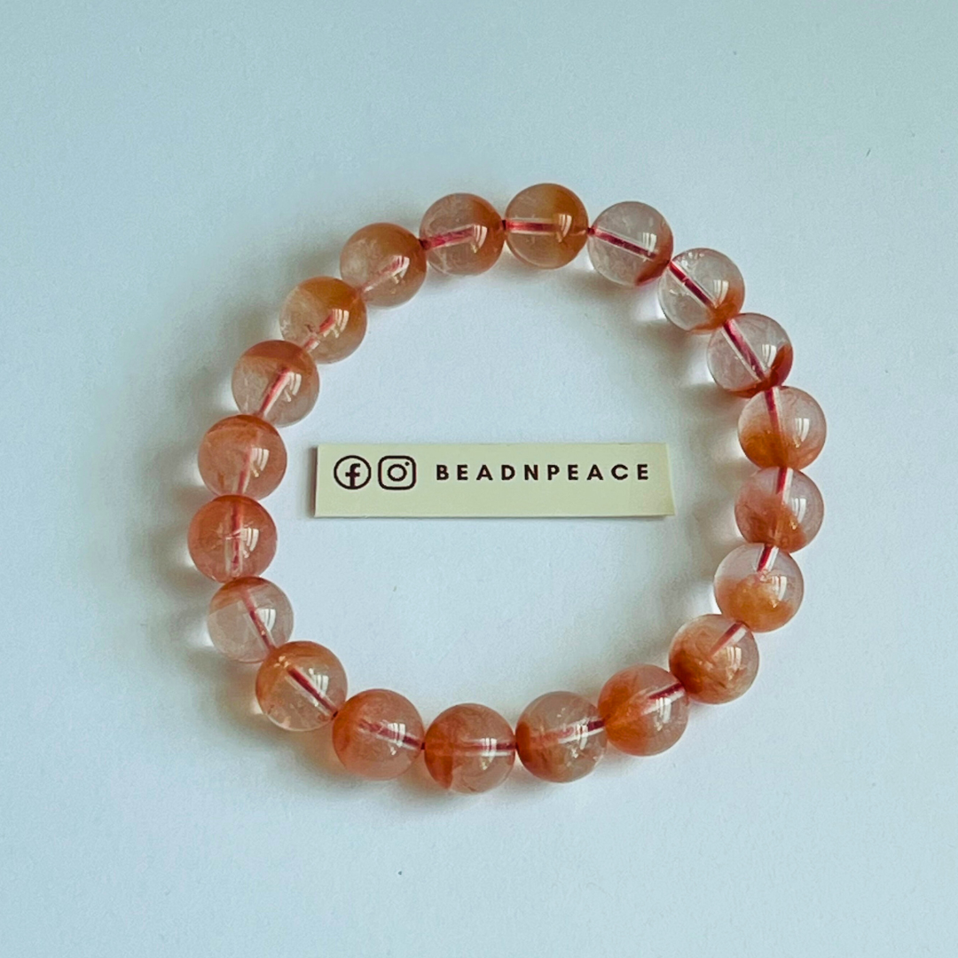 Go Basic Premium |Red Rutilated Quartz (Half Bowl Rabbit Fur )