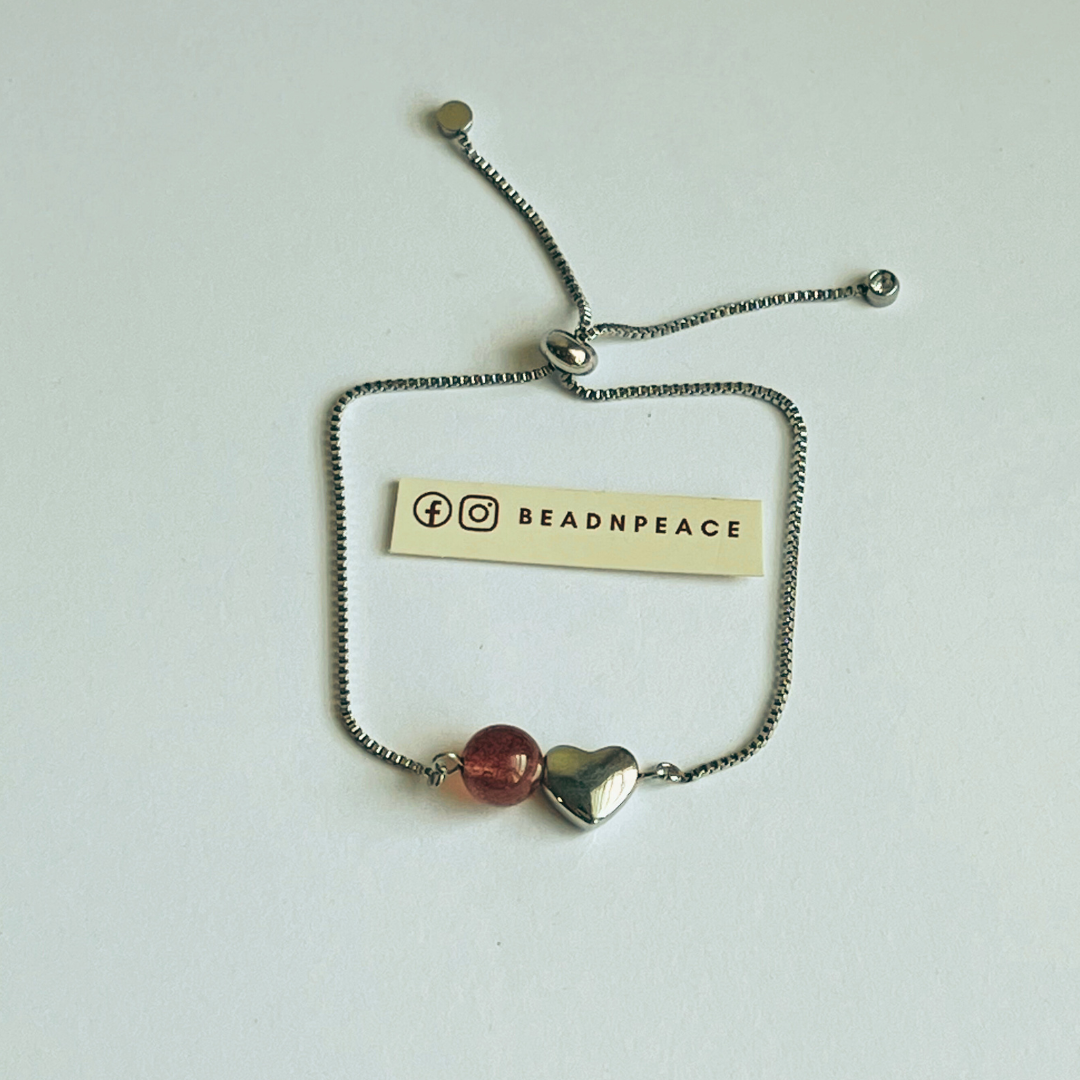 Glimmer Bracelet | Labradorite , Moonstone, Strawberry Quartz