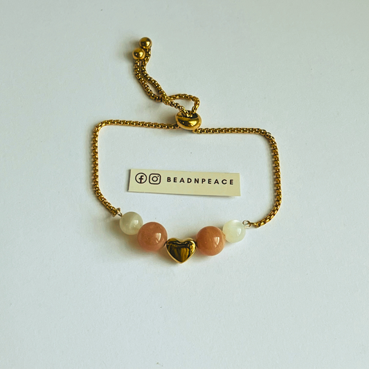 Lovey Bracelet | Moonstone , Sunstone