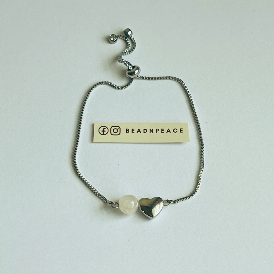 Glimmer Bracelet | Labradorite , Moonstone, Strawberry Quartz